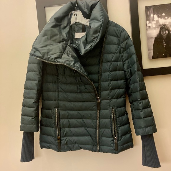 Marc New York / Andrew Marc Dark Teal Down Jacket - Picture 9 of 11